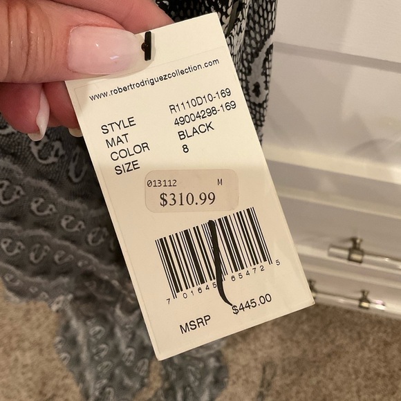 Robert Rodriguez silk stunning dress, Brand New with tags - Picture 8 of 9